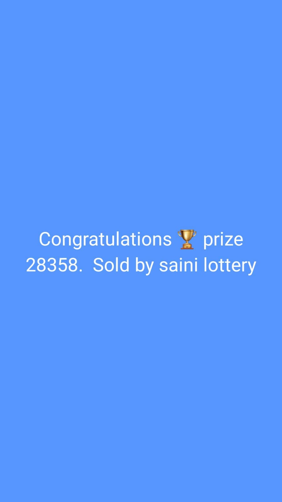 Saini Lottery Agency